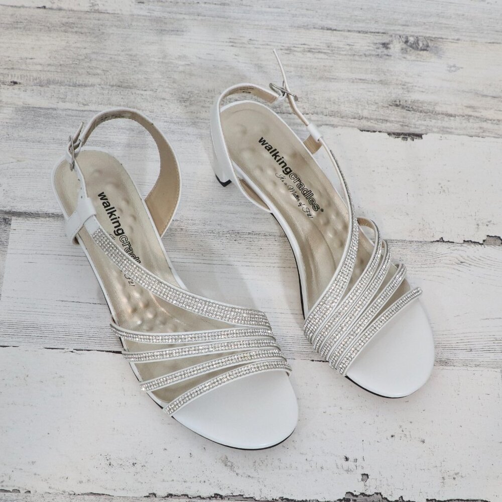 Walking Cradles Lettie White Cashmere 8.5 New without Box - Picture 4 of 10